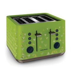 Morphy Richards 248105 Prism 4 Slice Toaster in Green